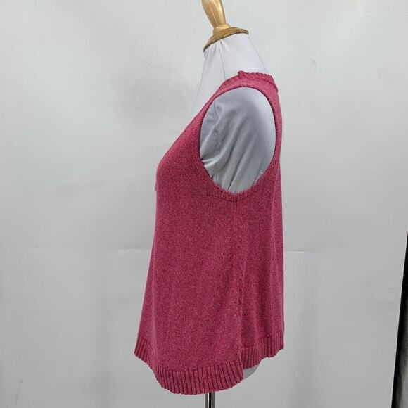 Anthropologie Sweater Tank Womesn XS Extra Small Punch Plunge V Neck Sleeveless - Picture 5 of 11